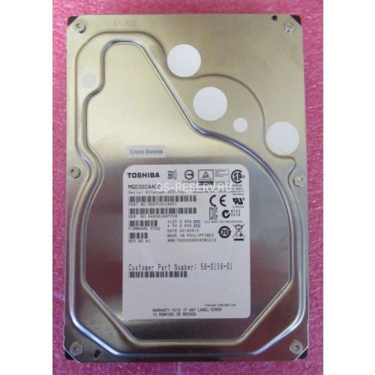 Жесткий Диск Toshiba MG 4Tb (U600/7200/64Mb) 6G SAS 3,5"(MG03SCA400)