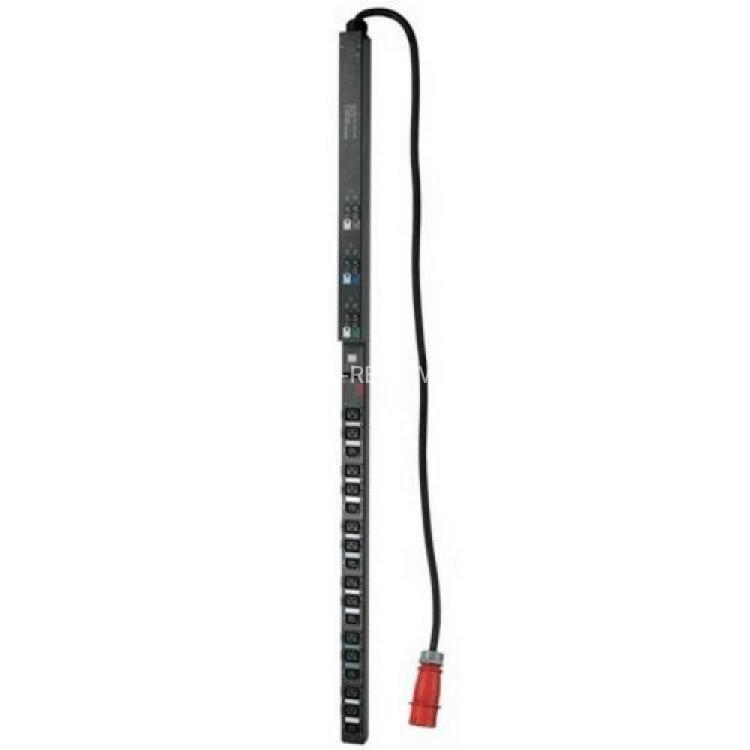 Распределительное Устройство Электропитания APC Metered Rack PDU In-IEC309 32A 3P+N+PE To Output 6xC13 12xC19 230V/32A 22kW Zero Unit 0,91m 6,59Kg For APC NetShelter(AP7856)