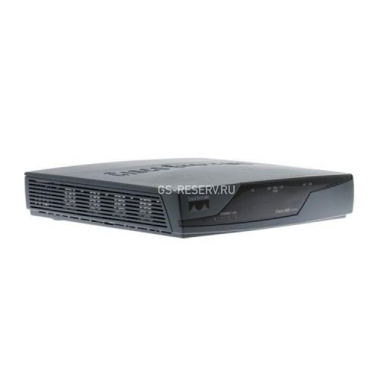 Маршрутизатор Cisco 851 Ethernet SOHO Security Router 4port-10/100Mbps 20Mb-Flash 64Mb-DRAM(CISCO851-K9)
