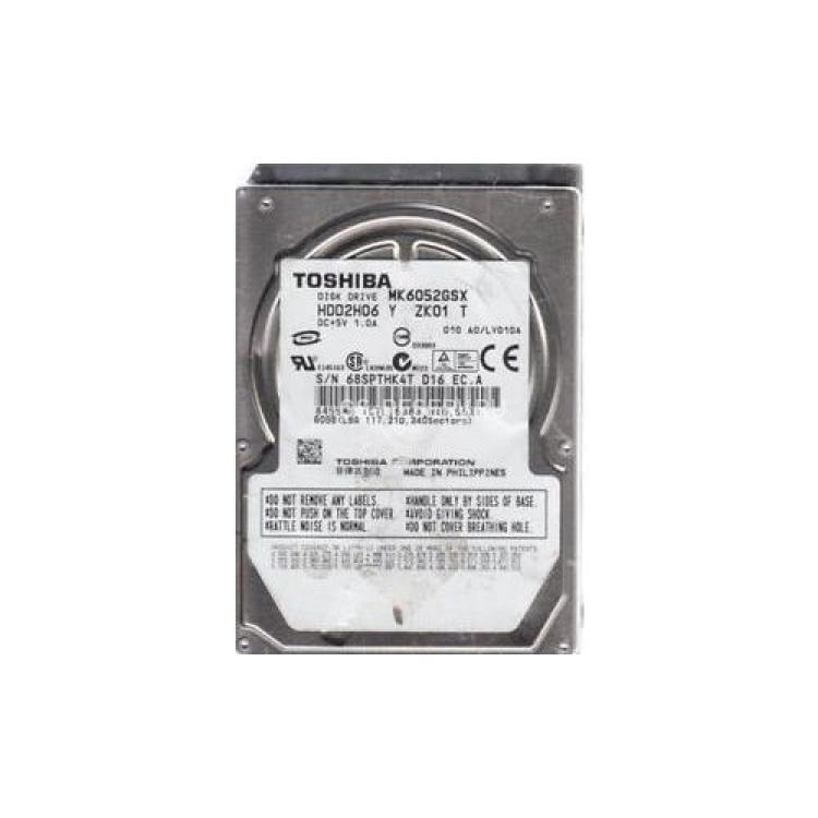 Жесткий Диск Toshiba 60Gb (U150/5400/8Mb) SATA 2,5"(MK6052GSX)