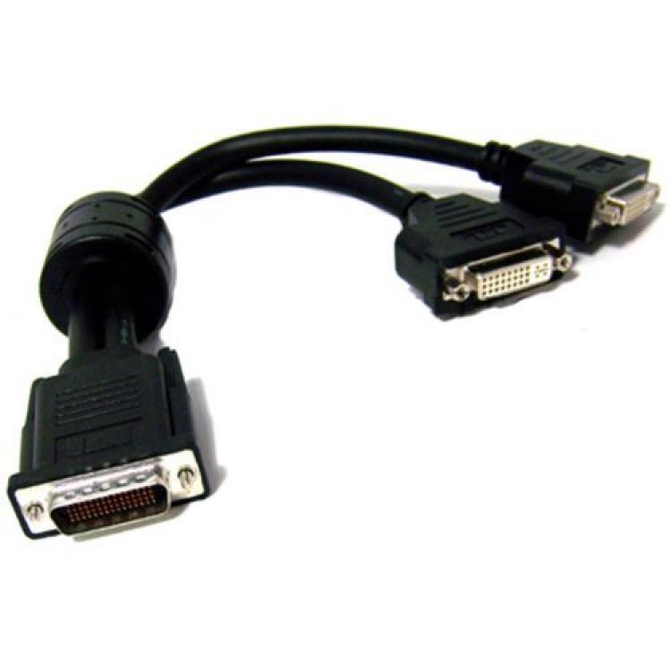 Кабель Matrox LFH-60 Dual DVI/D-Sub For Matrox G450 G45X4QUAD-B G200 MMS(16029-02)