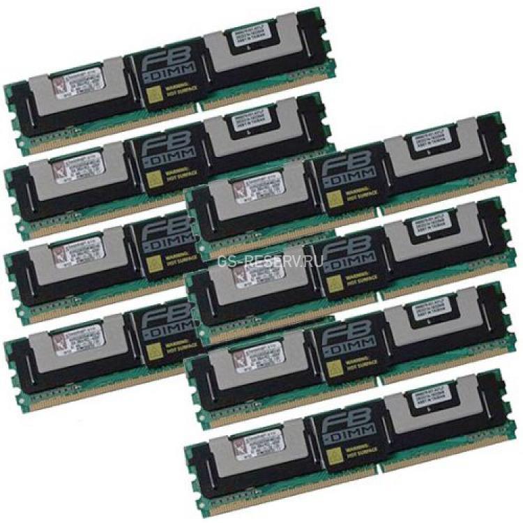RAM FBD-667 Kingston 64Gb 8x8Gb 2Rx4 PC2-5300F For 495604-B21(KTH-XW667/64G)