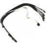 Шлейф SAS Adaptec 1xSFF-8087 (mSASx4) To 4xSATA (4xSATA Жесткий Диск или Корзина) Shrapnel 50cm/0,5m(CBL-00079-01-A-R)