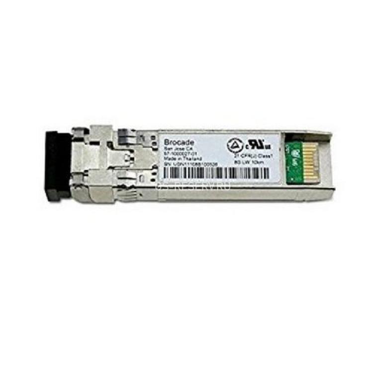 Transceiver SFP+ Brocade 8Gbps LWL SPF Long Wave 10km Pluggable miniGBIC FC8x For Brocade DCX 8510 Brocade 7840 7800 6520 6510 6505 5300 5100 300 Encryption(57-1000027-02)