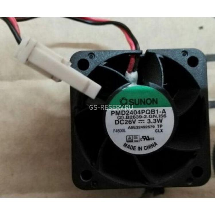 Вентилятор Sunon 0,51A 24v 11000об/мин 18,9CFM 45dBa 40x40x28mm 3,3Wt 3-Wire(PMD2404PQB1-A(2).B2639-2.GN.156)