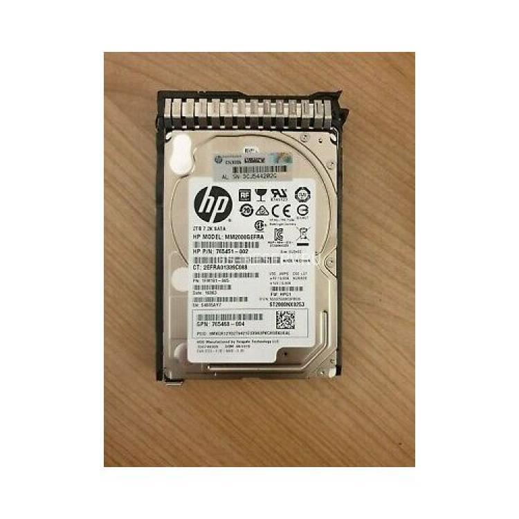 Жесткий Диск HP (Seagate) Enterprise Capacity 2.5 HDD ST2000NX0253 2Tb (U600/7200/128Mb) 512e 6G SATAIII 2,5" For Gen8 Gen9 Gen10(765455-B21)