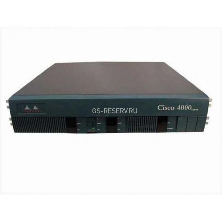 Маршрутизатор Cisco 4000 10BaseT Modular Router 2port-10Mbps 2xWIC 4xSerial 1xAUI 19"(CISCO4000)