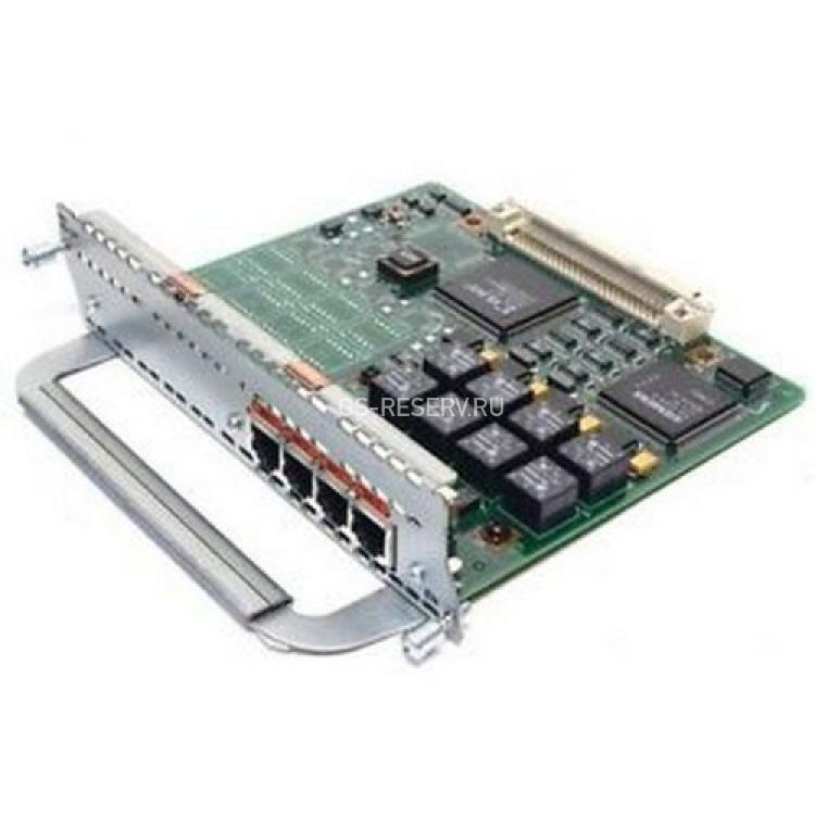 Модуль Cisco 4-Port ISDN-BRI Network Module 4xRJ11 For 1841 1841 2-pair 1841 3G 1841 4-pair 1841 ADSL2 1841 T1 1921 4-pair 1921 ADSL2+ 19XX 28XX 28XX 2-pair 28XX 4-pair 28XX V3PN 29XX 38XX 38XX V3PN 39XX(800-01236-03)