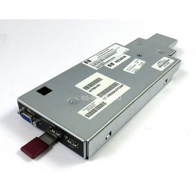 KVM Переключатель HP 1xVGA 2xUSB 19" 1U For BLc3000 Enclosure(437575-B21)