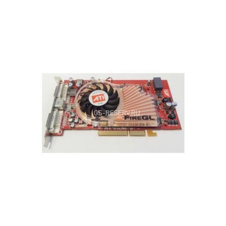 Видеокарта HP (ATI) FireGL ATI FireGL X800XT VPU 256Mb 256Bit GDDR3 DualDVI 3-pin miniDin Glasses AGP8x For Workstation c8000(X3-256MB)