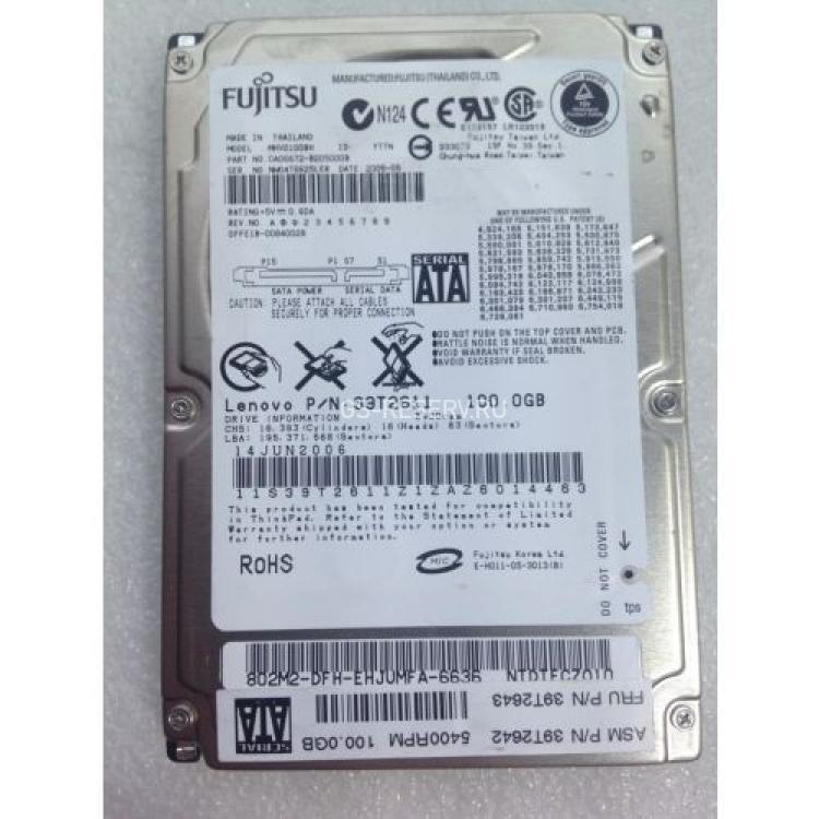 Жесткий Диск Fujitsu 100Gb (U150/5400/8Mb) SATA 2,5"(MHV2100BH)