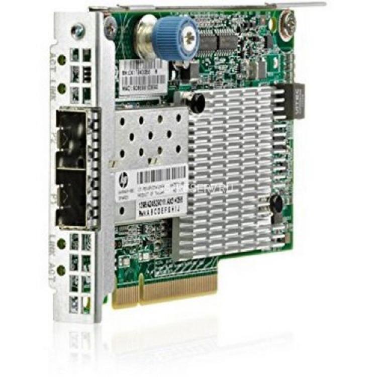 Сетевой Адаптер HP FlexFabric 10Gb 2-Port Server Adapter 2x10Гбит/сек Dual Port Fibre Channel HBA PCI-E8x For ProLiant DL20 Gen9 DL60 Gen9 DL80 Gen9 DL120 Gen9 DL160 Gen9 DL180 Gen9 DL325 Gen10 DL360 Gen9 DL360 Gen10(700749-001)