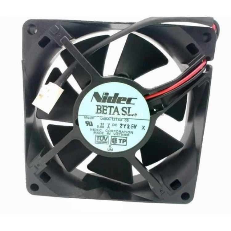 Вентилятор Nidec 03 0.5A 12v 4600 об/мин 62,14CFM 46dBA 80x80x25mm(D08A-12TS3)