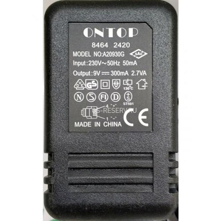 Блок Питания Avaya (Ontop) 8464 2420 Input 230V 50Hz 2.7A Output +9V/300mA 6Wt RJ22 For Avaya Phones(700415136)
