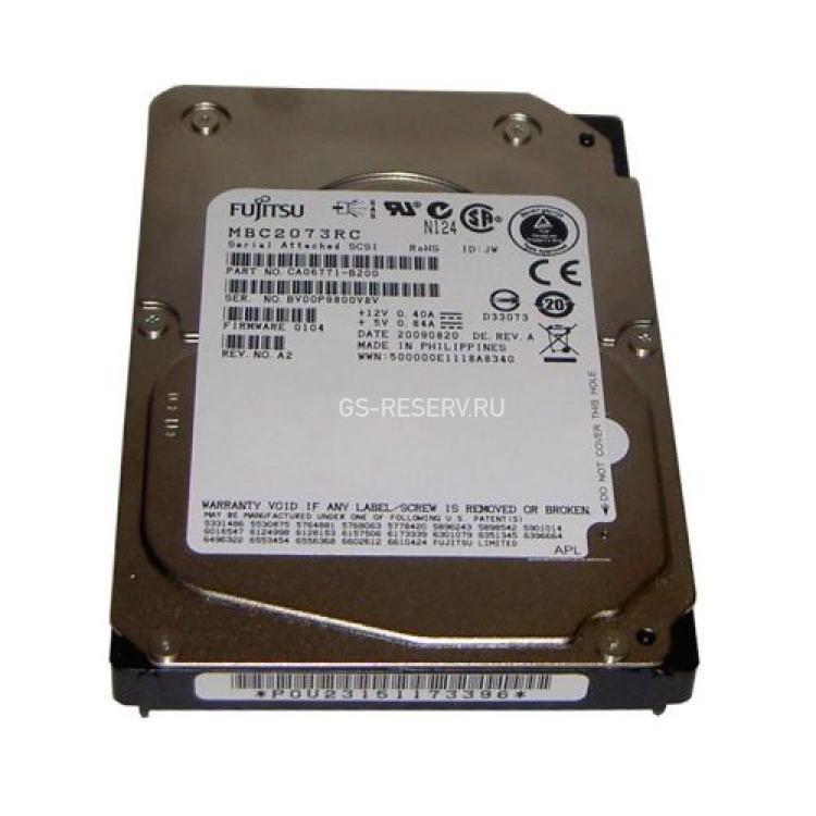 Жесткий Диск Fujitsu 73Gb (U300/15000/16Mb) Dual Port SAS 2,5"(CA06771-B200)