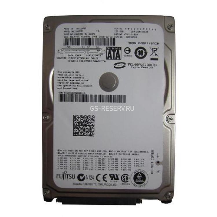 Жесткий Диск Fujitsu 120Gb (U150/5400/8Mb) SATA 2,5"(MHY2120BH)