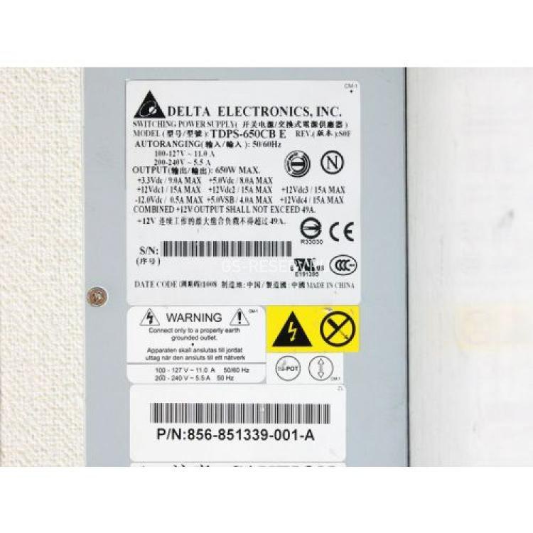 Блок Питания NEC (Delta) 650Wt 1U For Express5800/320Fd-MR(856-851339)