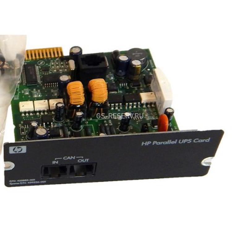 Плата Удаленного Управления HP Parallel UPS Card Module 2x10/100Мбит/сек 2RJ45(439326-001)
