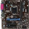 Материнская Плата MSI iH81 S1150 HT 2DualDDRIII 2SATAIII 2SATAII PCI-E16x3.0 PCI-E1x 2PCI Video LAN1000 AC97-6ch 2USB3 mATX 5000Mhz(MS-7846 H81M-P32L)