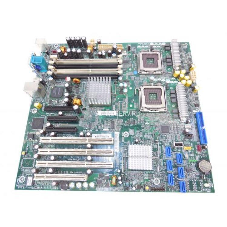 Материнская Плата HP i5000V Dual Socket 771 4FBD 6SATAII U100 2PCI-E8x 3PCI-X PCI GbLAN E-ATX 1333Mhz For ML150G3(436356-001)