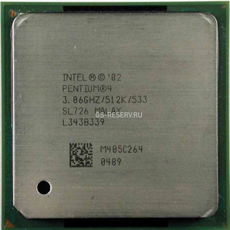 Процессор Intel Pentium 4 Mobile 3066Mhz (512/533/1,525v) Socket m478 Northwood(SL726)
