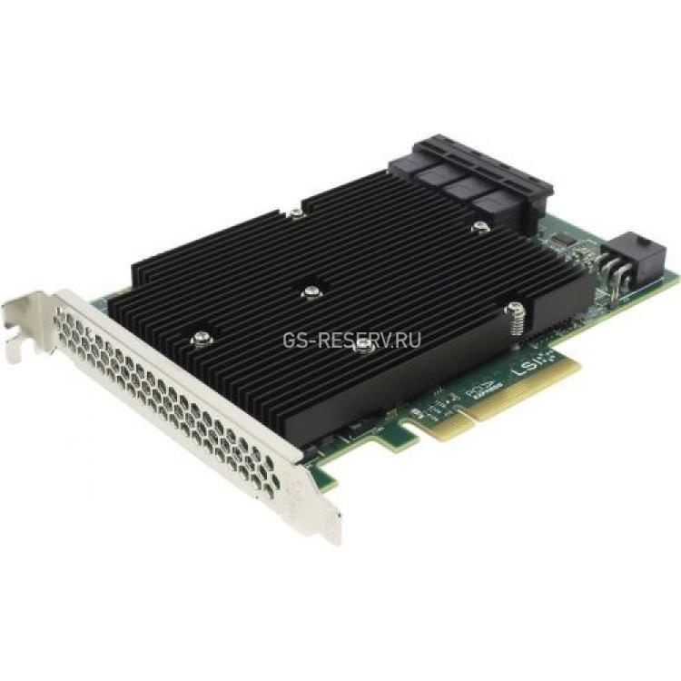 Контроллер SAS LSI Logic SAS3008 Int-4xSFF-8643 16xSAS/SATA RAID10 U1200 12G PCI-E8x 3.0(LSI00447)