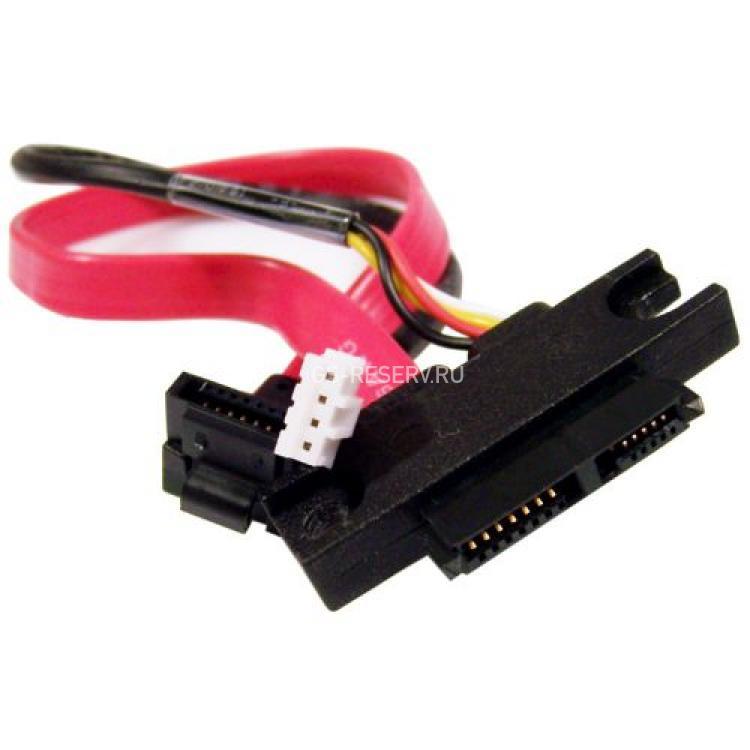 Шлейф SAS HP 1xODD SATA To 1xSATA 24cm/0,24m For Compaq Pro 4300 DVD(639954-001)
