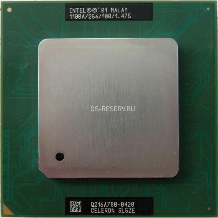 Процессор Intel Celeron 1100Mhz (256/100/1.475v) FCPGA2 Tualatin(SL5ZE)