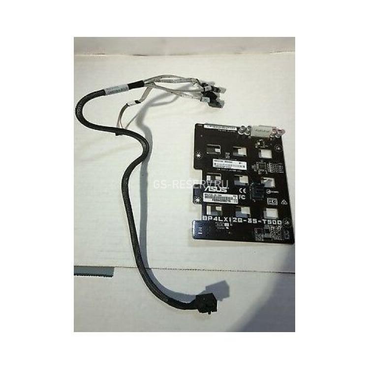 Плата Backplane ASUS 4xHotSwap SAS/SATA 3.5" For T50 TS700-E8-RS8 V2 TS700-E8-RS8 TS700-E6/RS8 TS500-E8-PS4 V2 RS720Q-E8-RS12(60SC0750-SC0A01)
