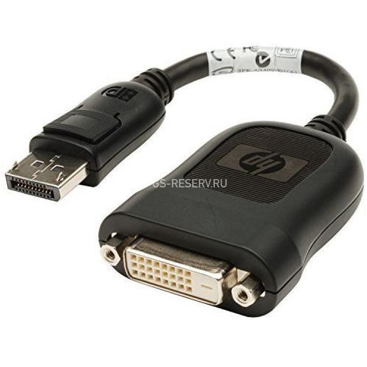 Переходник HP (Foxconn) Display Port (DP) To DVI-D SL Adapter 0.2m/20cm(FH973AA)