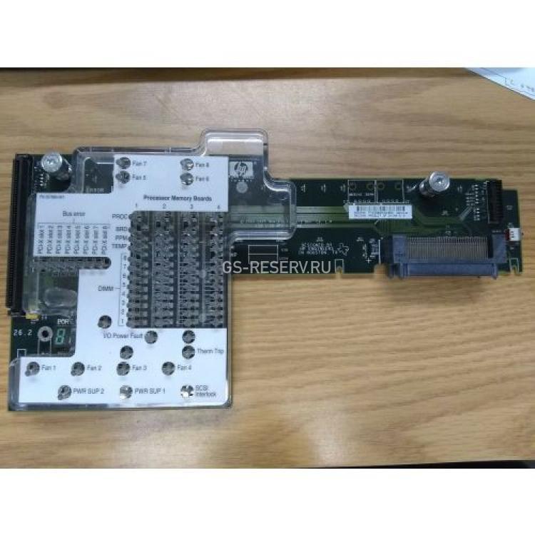 Плата HP Diagnostics LED Display Assembly Board + 2xSCSI For DL585G2 DL585G1(356784-001)