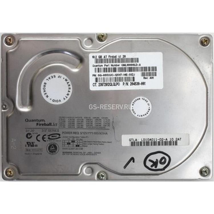Жесткий Диск Quantum Fireball AT 10,2Gb (U66/5200/0,5Mb) IDE(LD10A011)