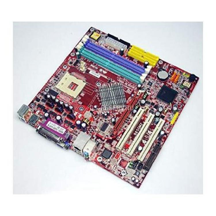 Материнская Плата Micro-Star i865G Socket 478 HT 4DualDDR400 2SATA U100 AGP8x 3PCI AC97 LAN mATX(MS-6743G 865GM2-LS)
