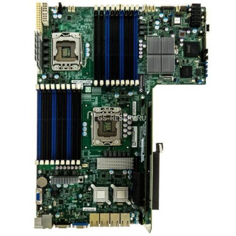 Материнская Плата Supermicro i5520 Dual Socket 1366 18DDR3 6SATAII PCI-E16x 2.0/Riser PCI-E8x SVGA 4xGbLAN IPMI KVM-Over-LAN E-ATX 6400Mhz 1U(X8DTU-LN4F+)