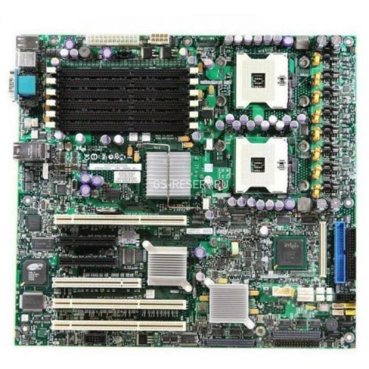 Материнская Плата Intel iE7520 Dual Socket 604 6DDR 2SATA 2xUW320SCSI U100 2PCI-E8x 3PCI-X PCI SVGA 2xGbLAN E-ATX 800Mhz(867507)