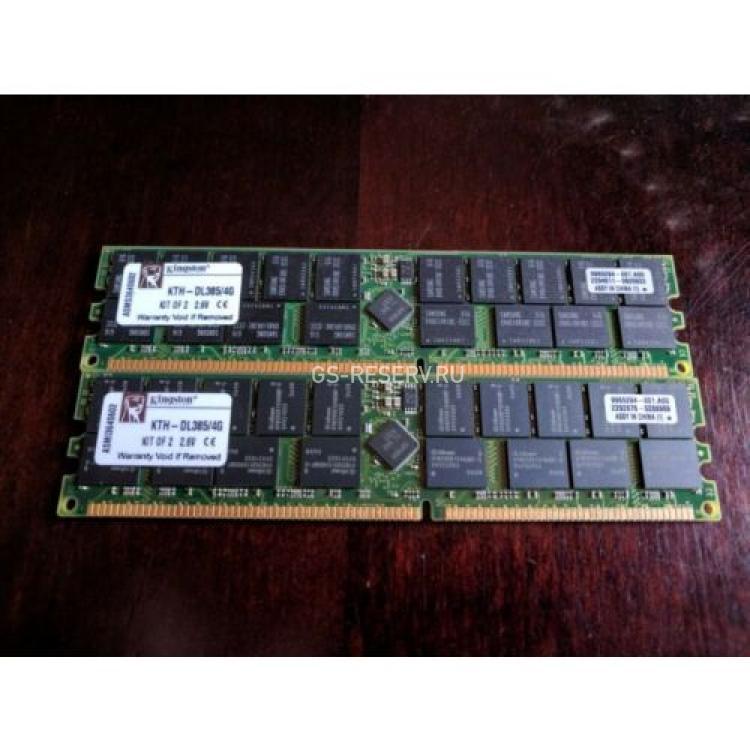 RAM DDRII-400 Kingston 2x2Gb REG ECC LP PC2-3200R(KTH-DL385/4G)