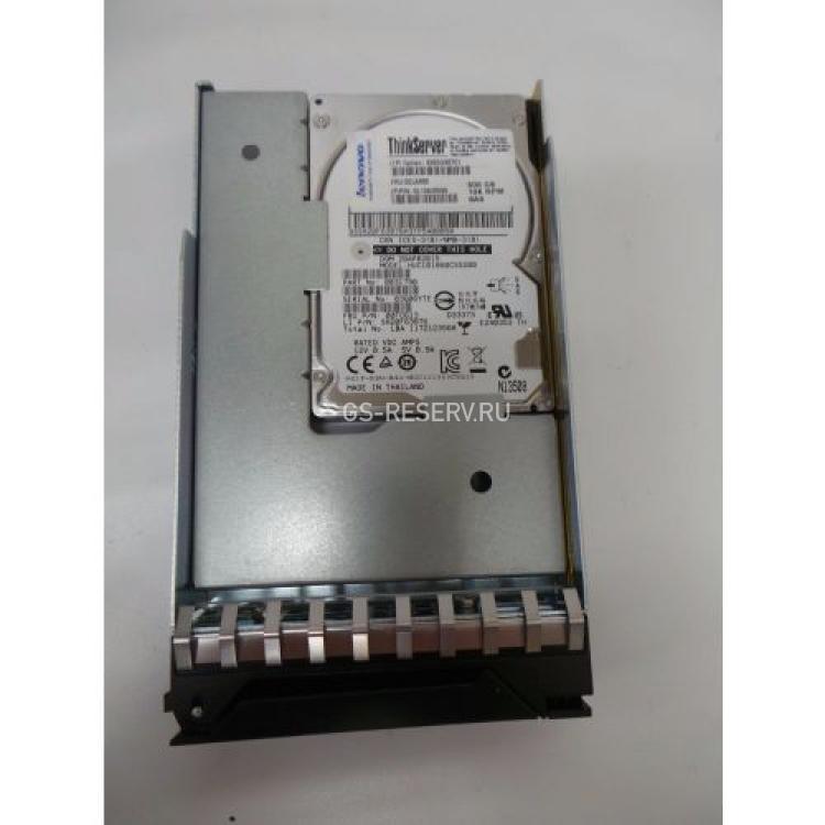 Жесткий Диск Lenovo 600Gb (U1200/10000) 12G SAS 2,5" To 3,5" Hot Swap For ThinkServer Gen5 RD650 RD550 RD450 RD350 TD350(4XB0G88761)