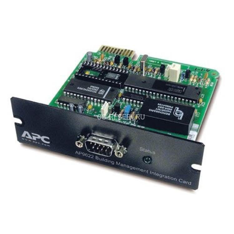 Плата Удаленного Управления APC 10/100Мбит/сек Web/SNMP RS232 SmartSlot For Symmetra PX(AP9622)