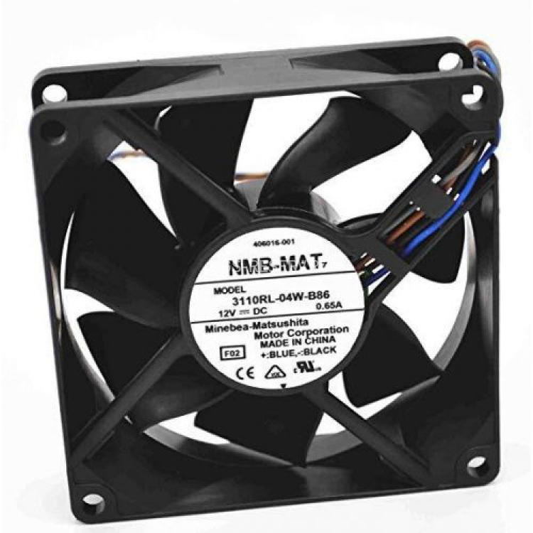 Вентилятор NMB-MAT 0.65A 12v 3800 об/мин 50.14CFM 39dBA 80x80x25mm(3110RL-04W-B86)