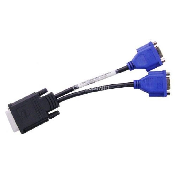 Кабель Dell DMS-59 to Dual VGA For Nvidia Quadro(463023-001)