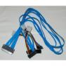 Шлейф SAS Adaptec 1xSFF-8484 (32Pin) To 4xSFF-8482 (4xSAS HDD) 100cm/1m(ACK-INT-SASx4-to-4SASx1-1M)