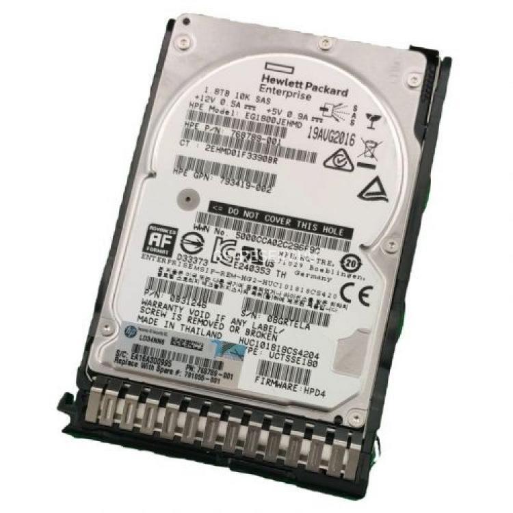 Жесткий Диск HP (HGST) Ultrastar C10K1800 HUC101818CS4204 1.8Tb (U1200/10520/128Mb) AF Secure Erase 512e 12G SAS 2,5" For Gen8 Gen9 Gen10 MSA2052 MSA2050 MSA2042 MSA2040 MSA1050 MSA1040(876937-001)