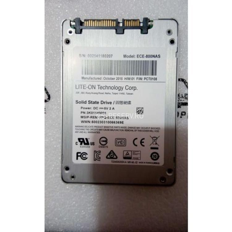 Твердотелый Накопитель SSD Lite-On 800Gb 6G SATAIII 2,5"(ECE-800NAS)