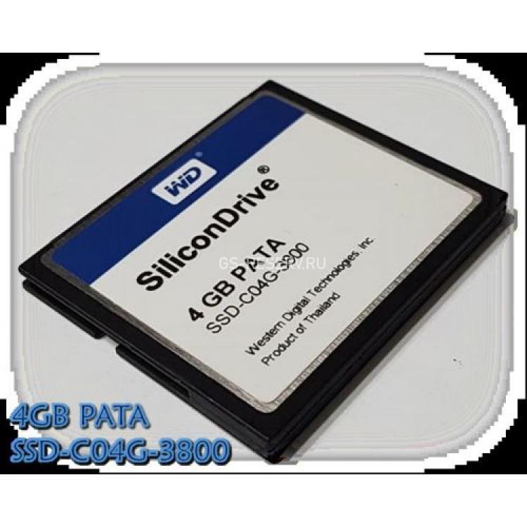 Карта CF SSD Western Digital SiliconDrive II CompactFlash Commercial Grade 4Gb PATA(SSD-C04G-3800)