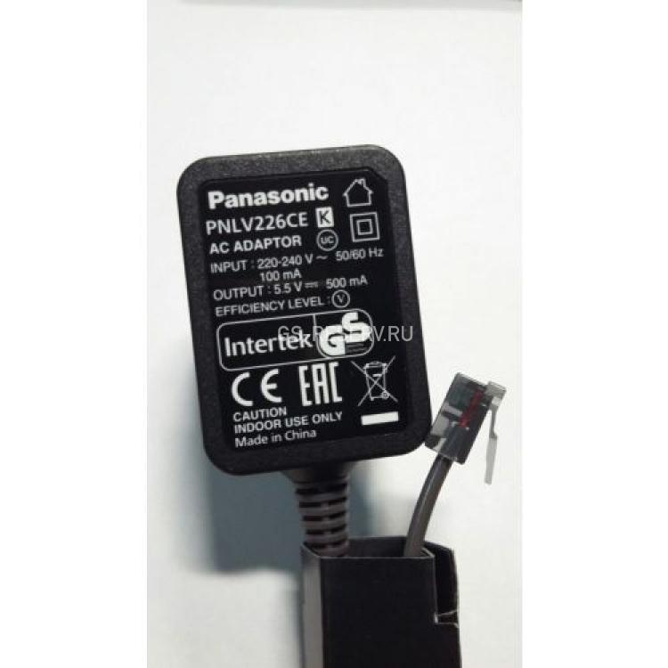Блок Питания Panasonic Input 220-240V 50/60Hz 0,1A Output 5,5V 0.5A 5Wt For KX-TG1611 KX-TG1612 KX-TG1711 KX-TG5581 KX-TG6611 KX-TG6621 KX-TG6811 KX-TG6812 KX-TG6821 KX-TG6822 KX-TG6881 KX-TG6891 KX-TG8051 KX-TG8061 KX-TG8081(PNLV226CE)