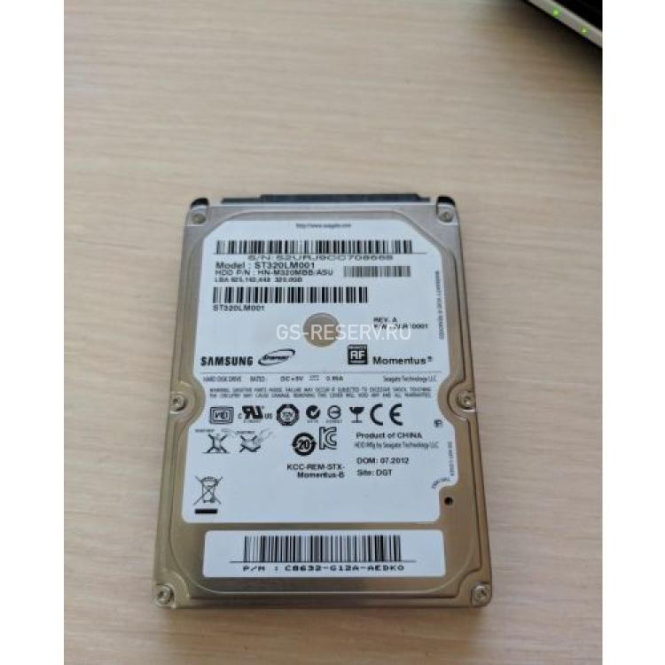 Жесткий Диск Seagate Momentus (Samsung Spinpoint) (HN-M320MBB) 320Gb (U300/5400/8Mb) NCQ SATAII 2,5"(ST320LM001)