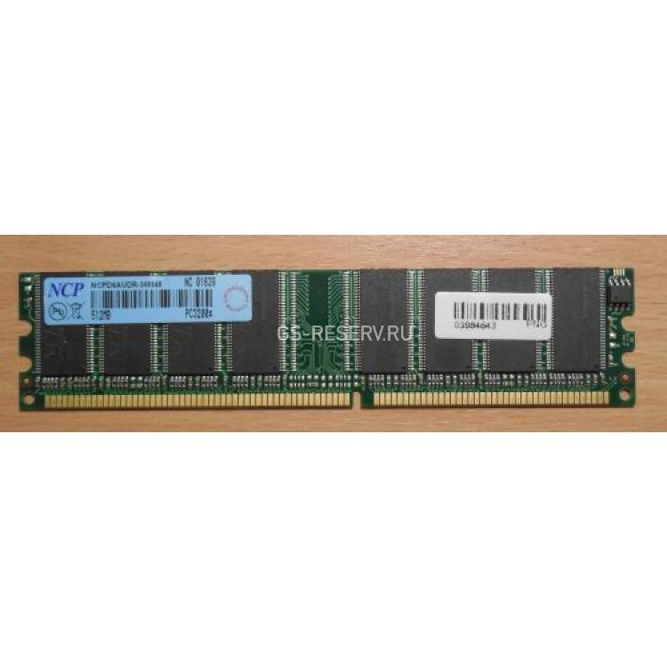 RAM DDR400 NCP 512Mb PC3200(NCPD6AUDR-50M26)