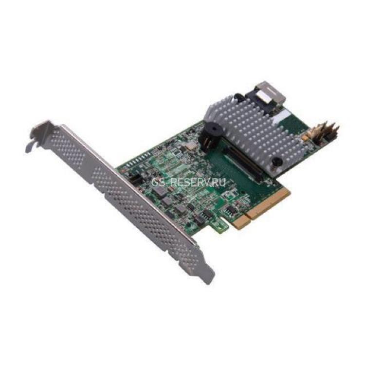 Контроллер SAS RAID LSI Logic LSISAS2208 CPU XOR PowerPC 800Mhz 1Gb Int-1xSFF8087 4xSAS/SATA RAID60 U600 SAS 2.0 PCI-E8x(LSI00329)