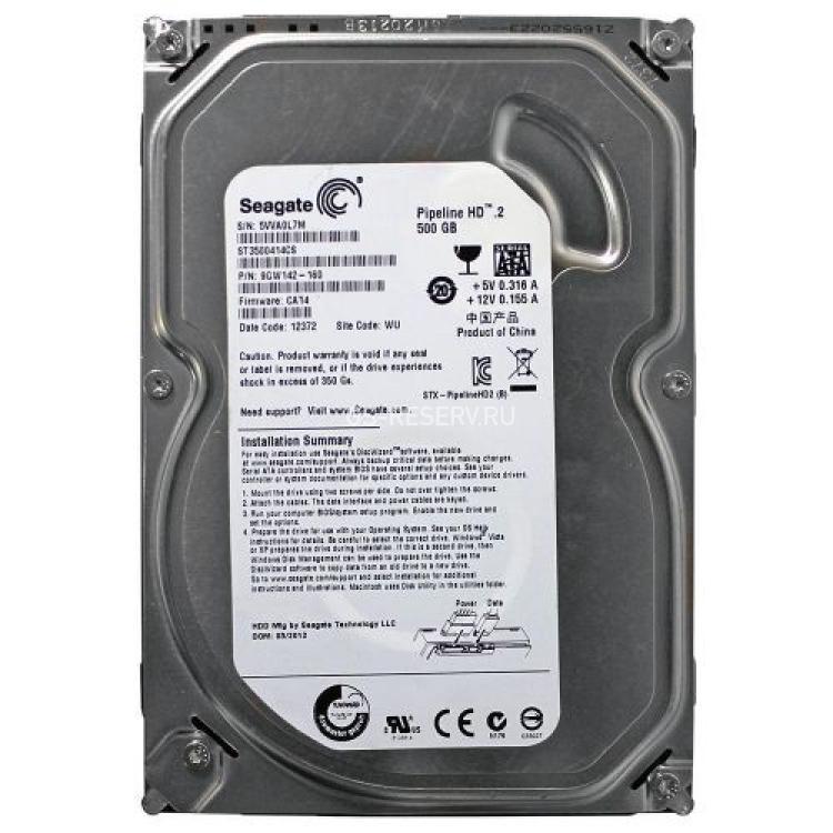 Жесткий Диск Seagate Pipeline HD.2 500Gb (U300/5900/16Mb) SATAII(9GW142)