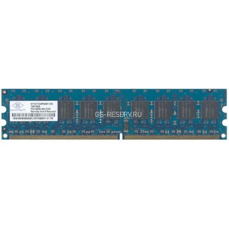 RAM DDRII-533 Nanya 1Gb 2Rx8 ECC LP PC2-4200E(NT1GT72U8PA0BY-37B)